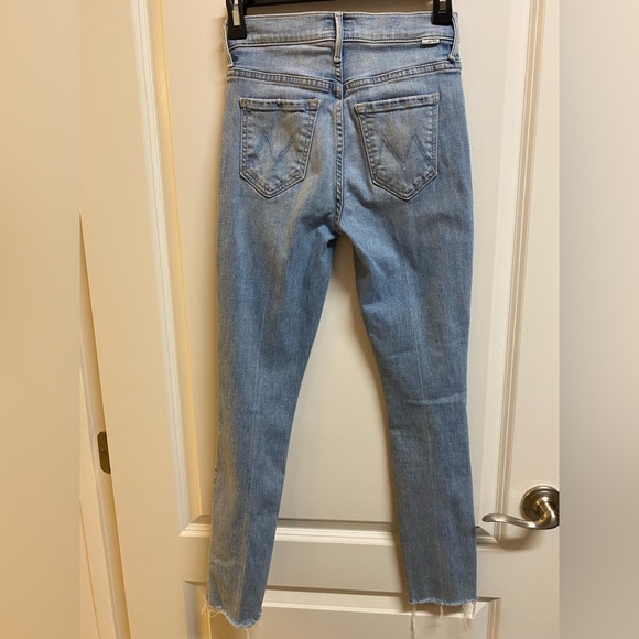 MOTHER The Stunner Ankle Fray Jeans Size 25 - Picture 10 of 14